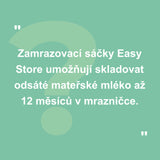 EasyStore Sáčky k zamražení mateřského mléka 25 ks